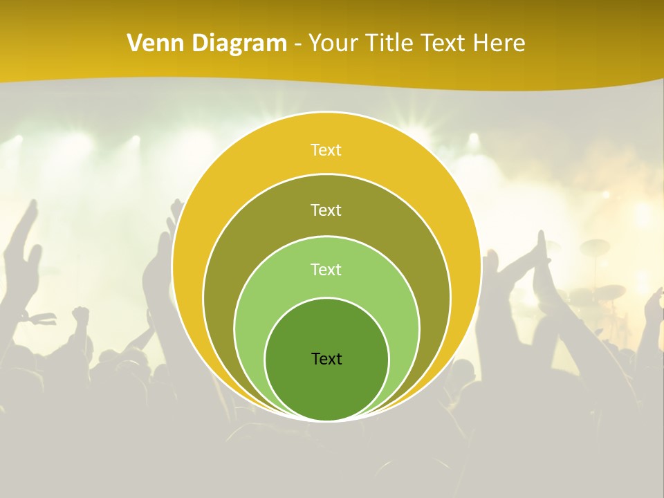 Happiness Band Silhouette PowerPoint Template