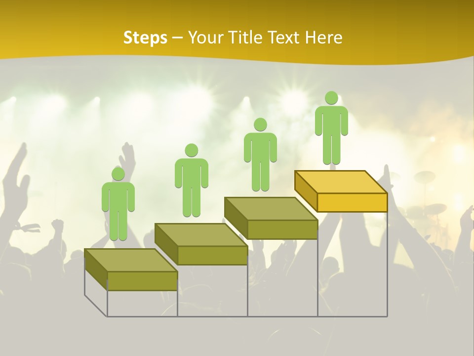 Happiness Band Silhouette PowerPoint Template