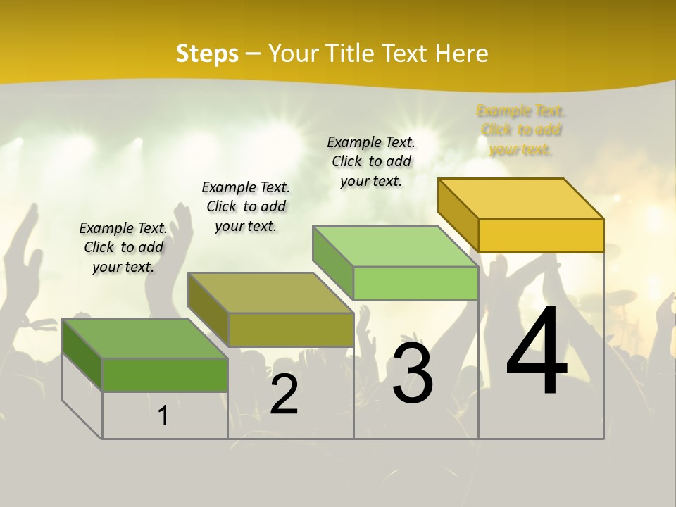 Happiness Band Silhouette PowerPoint Template