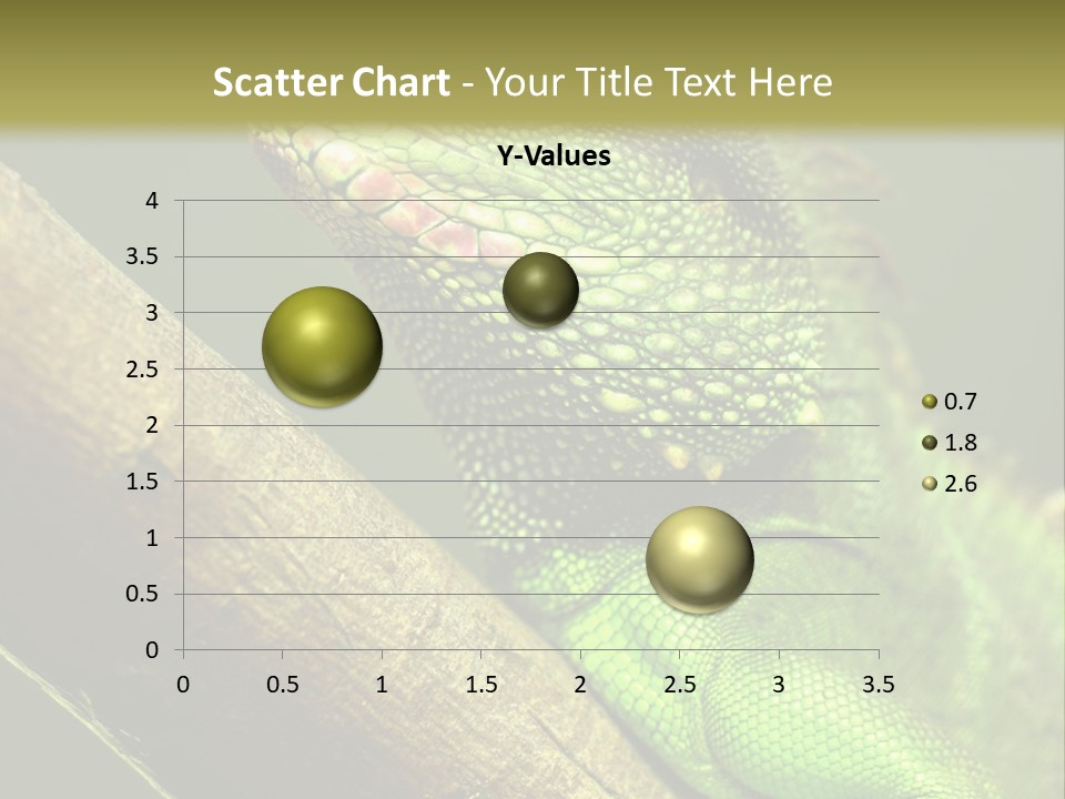 Scale Slow Lizard PowerPoint Template