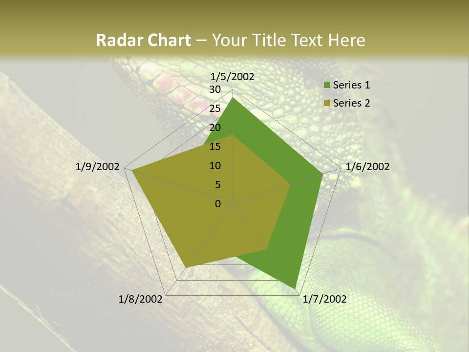 Scale Slow Lizard PowerPoint Template