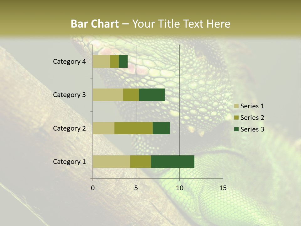 Scale Slow Lizard PowerPoint Template
