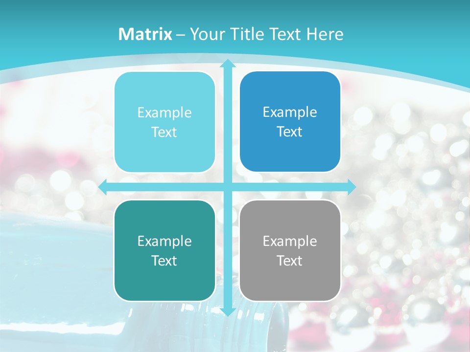 Makeup Pool Bright PowerPoint Template