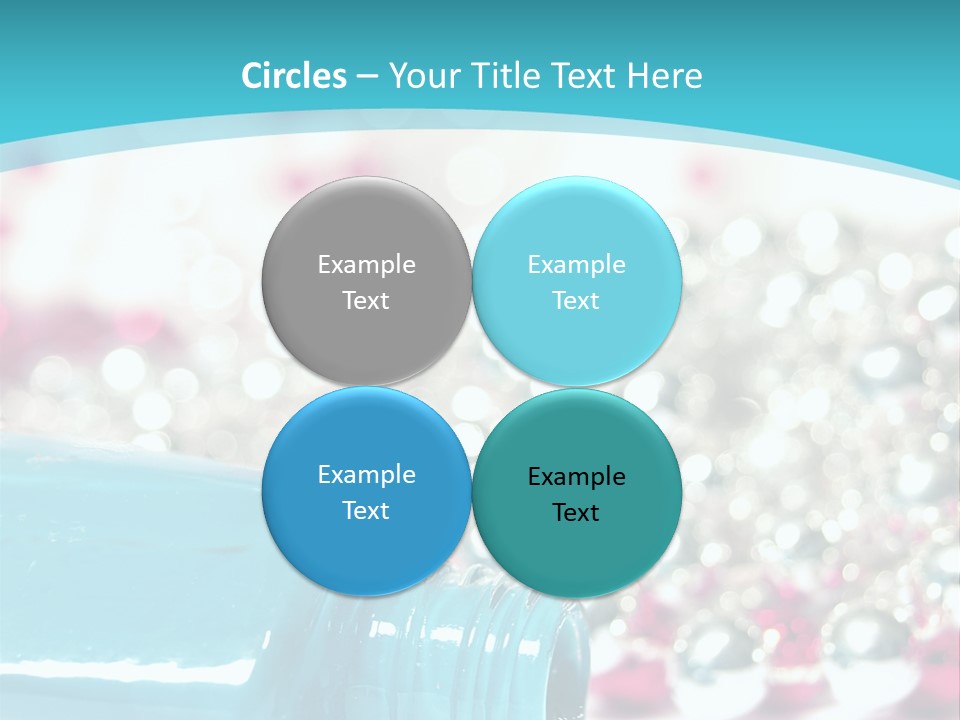 Makeup Pool Bright PowerPoint Template