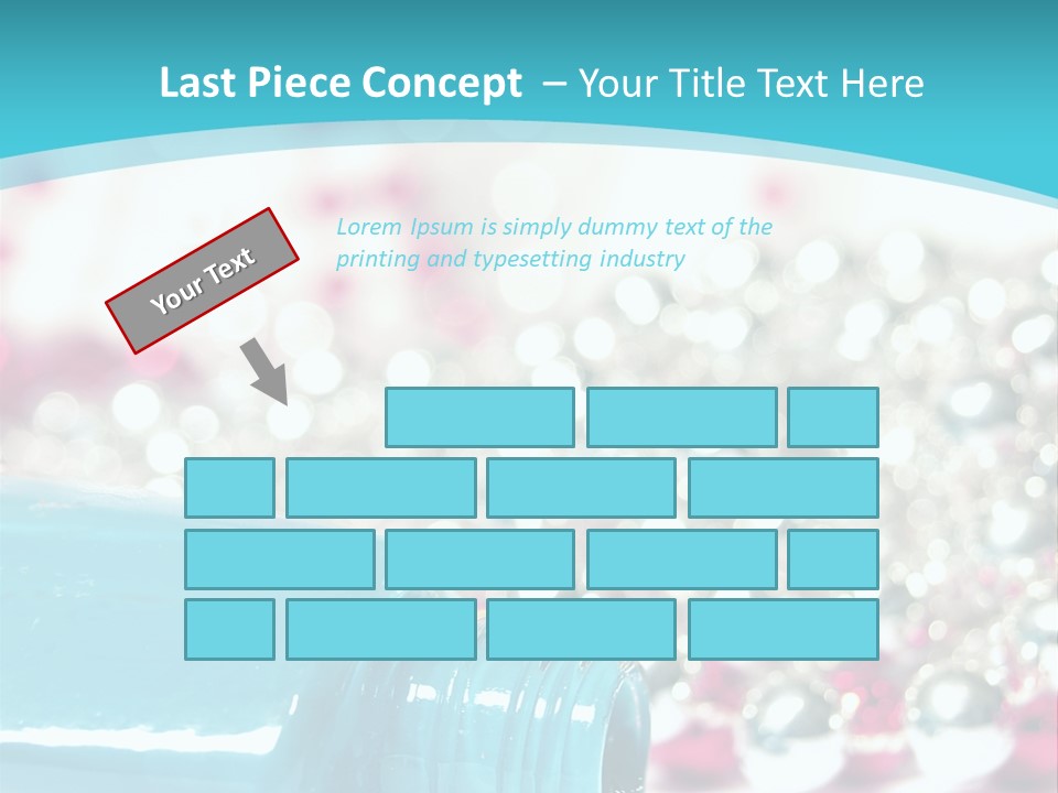 Makeup Pool Bright PowerPoint Template