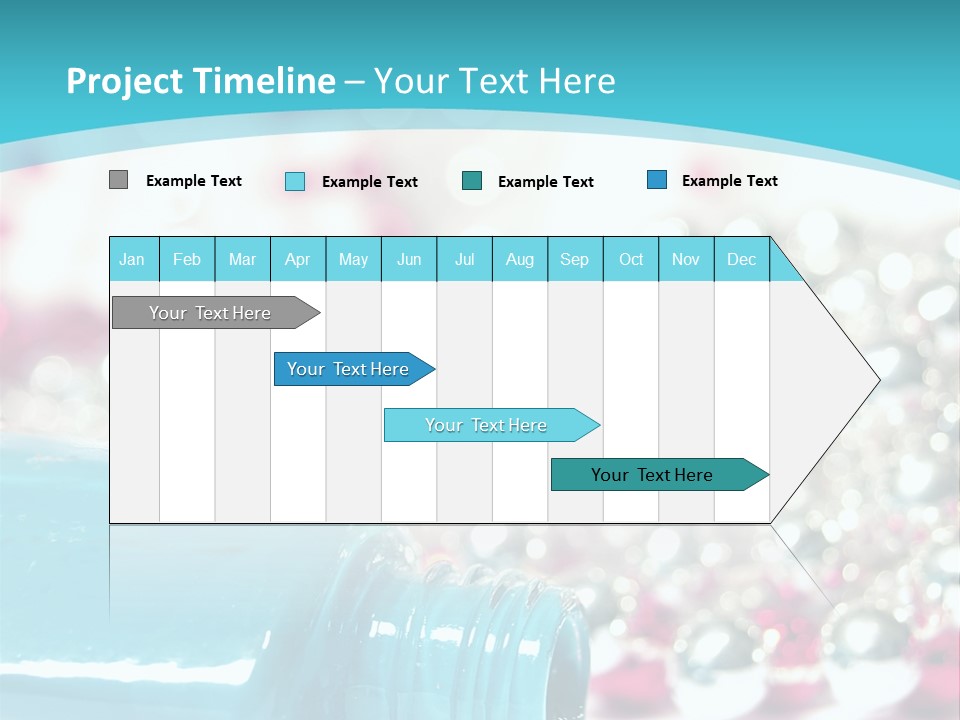 Makeup Pool Bright PowerPoint Template