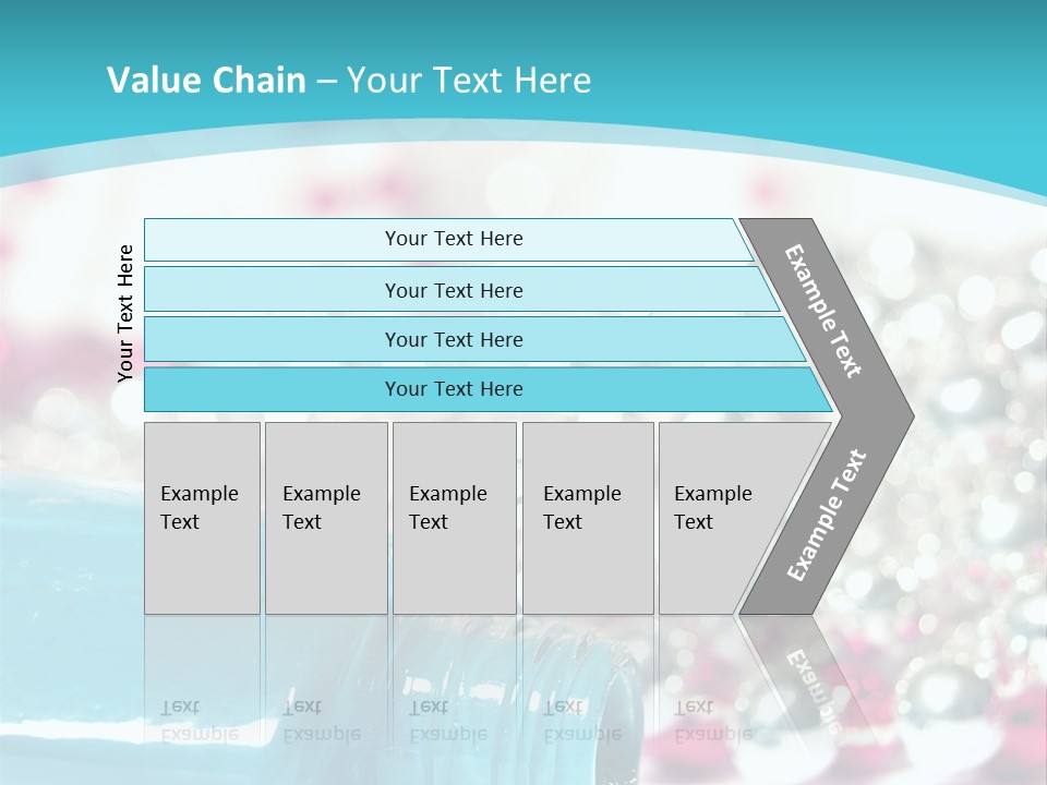 Makeup Pool Bright PowerPoint Template