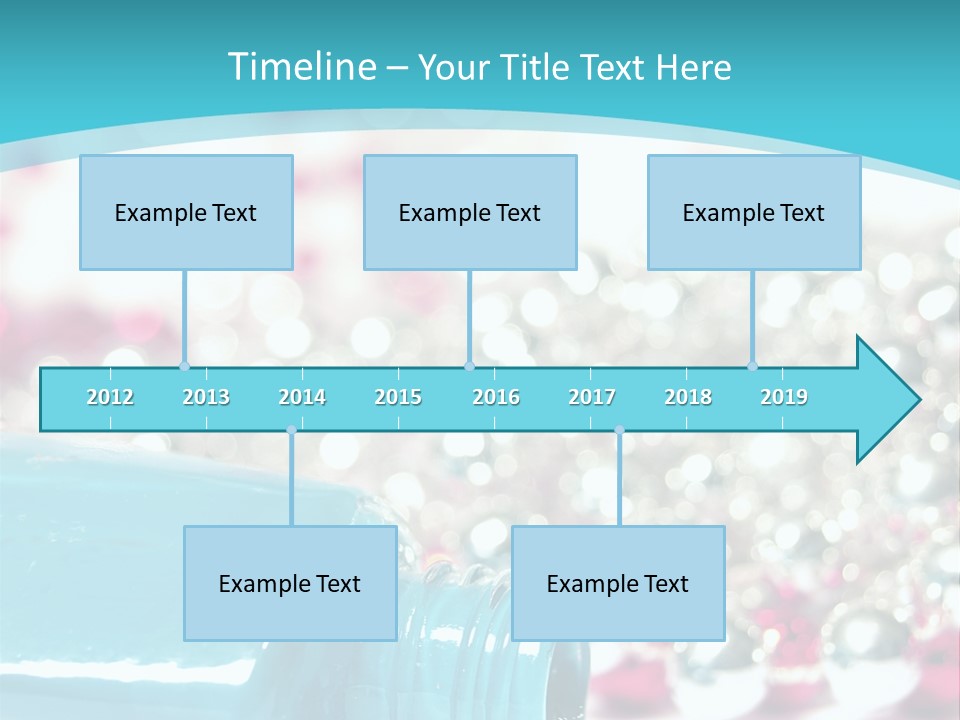 Makeup Pool Bright PowerPoint Template