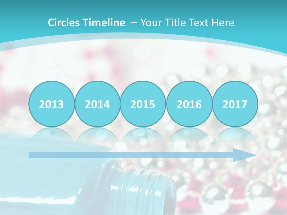 Makeup Pool Bright PowerPoint Template