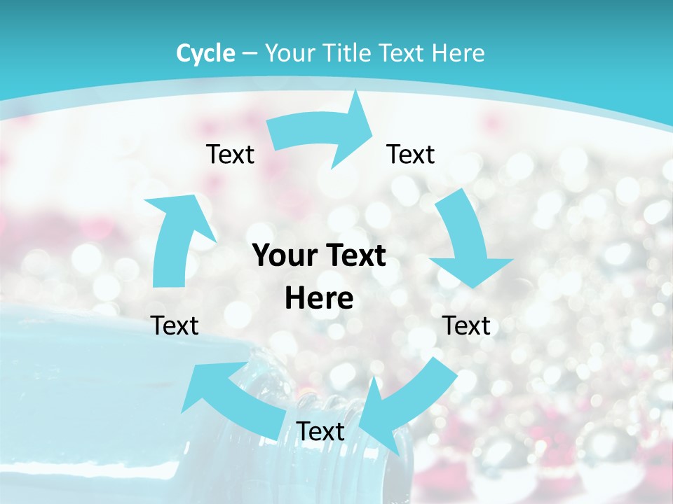 Makeup Pool Bright PowerPoint Template