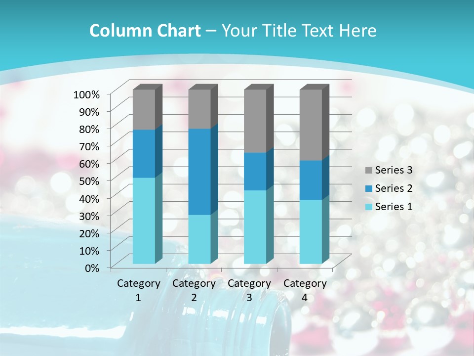 Makeup Pool Bright PowerPoint Template