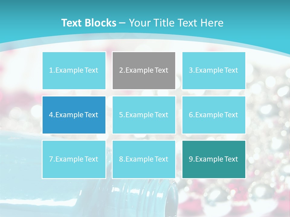 Makeup Pool Bright PowerPoint Template