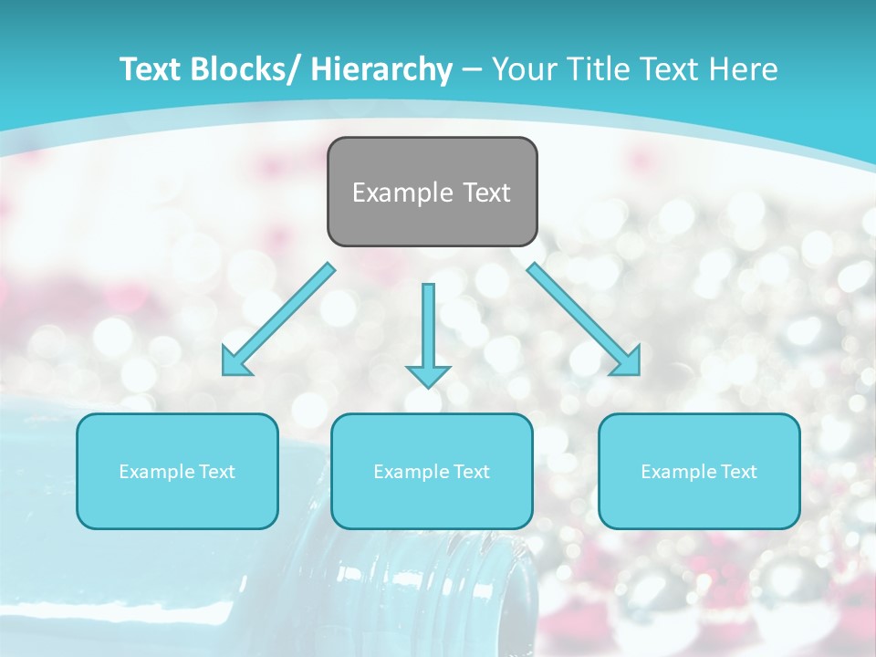 Makeup Pool Bright PowerPoint Template