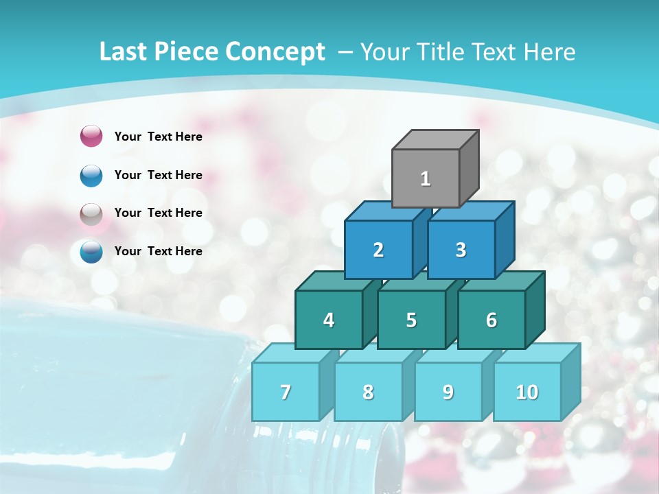 Makeup Pool Bright PowerPoint Template