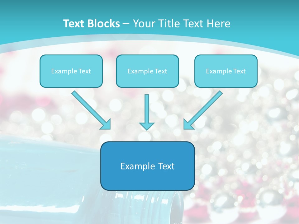 Makeup Pool Bright PowerPoint Template