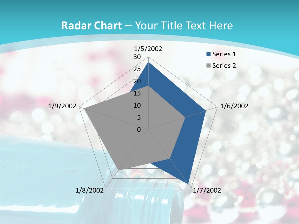 Makeup Pool Bright PowerPoint Template