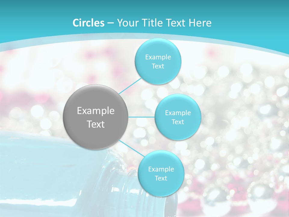 Makeup Pool Bright PowerPoint Template