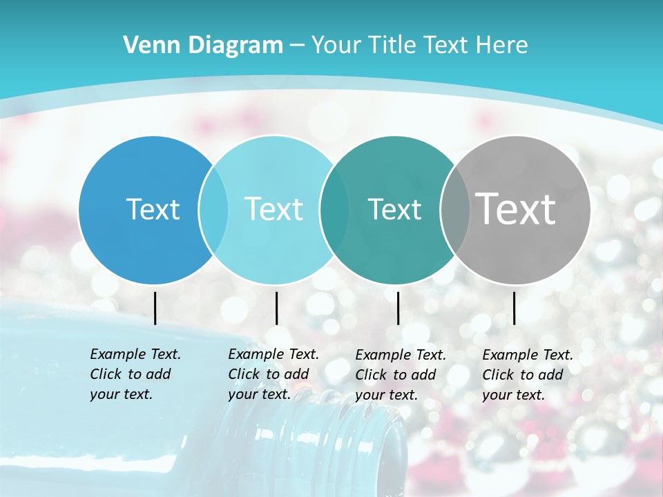 Makeup Pool Bright PowerPoint Template