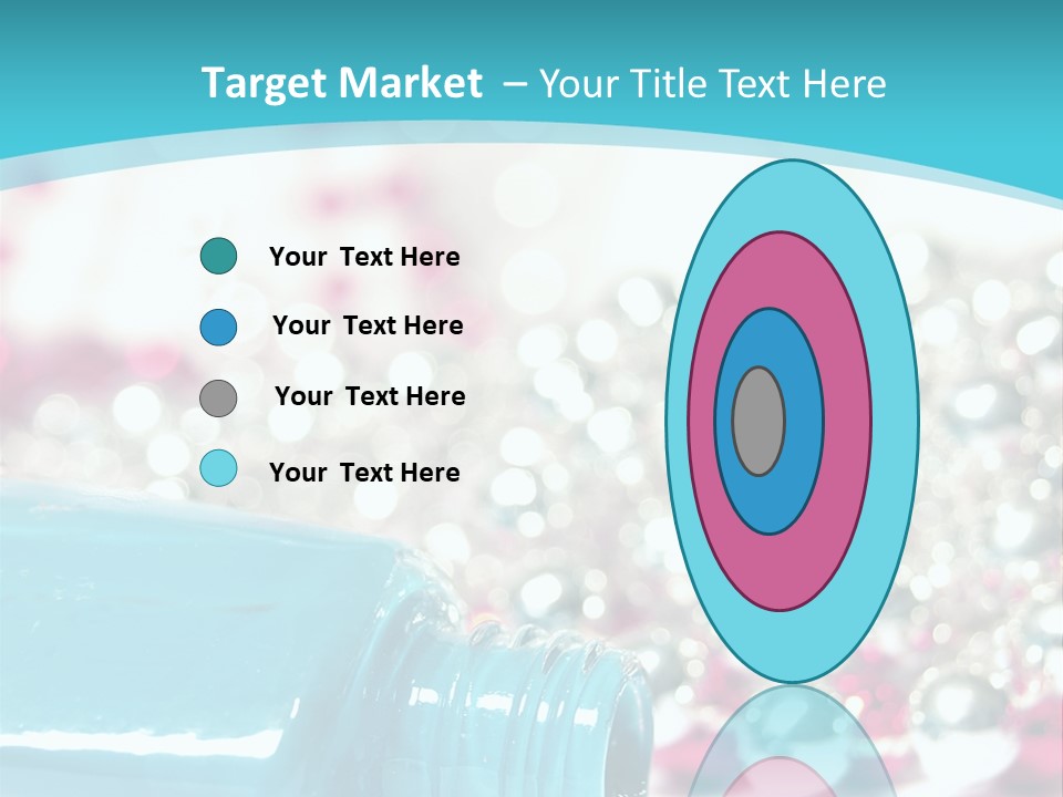 Makeup Pool Bright PowerPoint Template