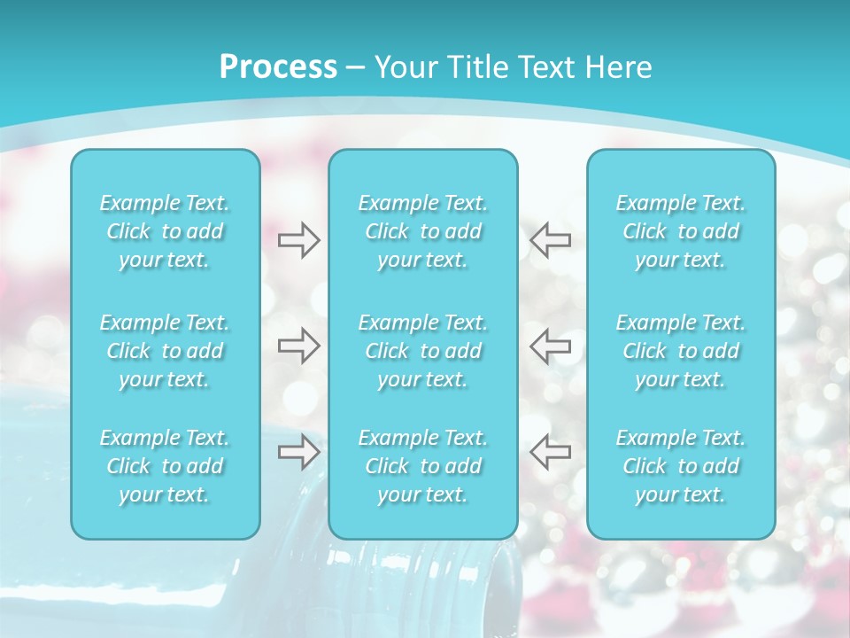 Makeup Pool Bright PowerPoint Template