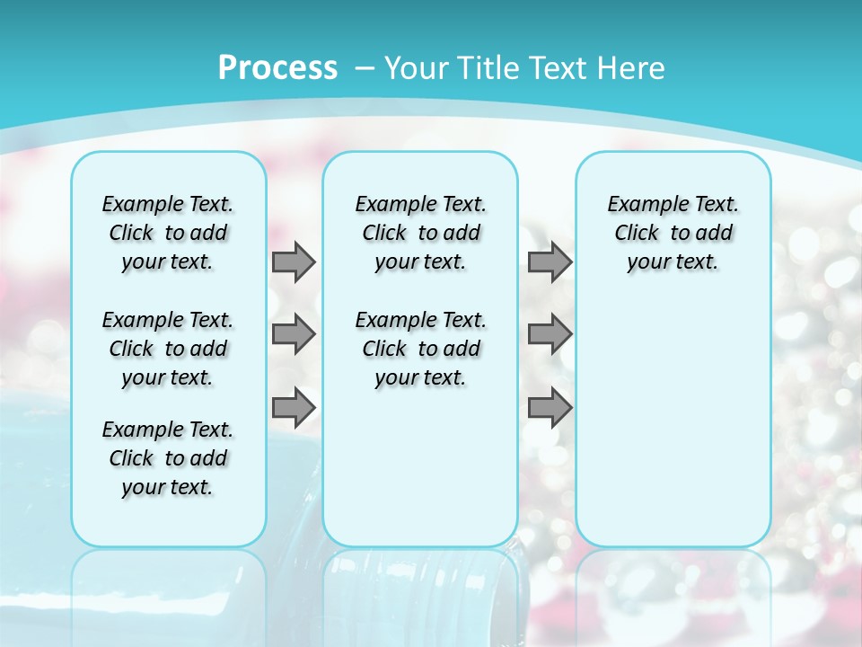 Makeup Pool Bright PowerPoint Template