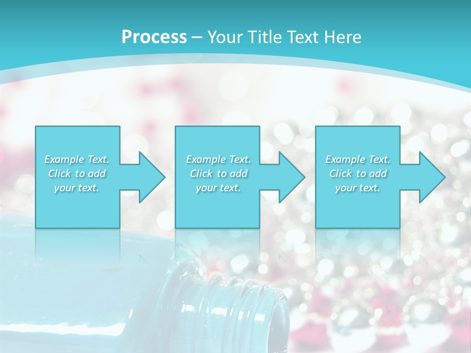 Makeup Pool Bright PowerPoint Template