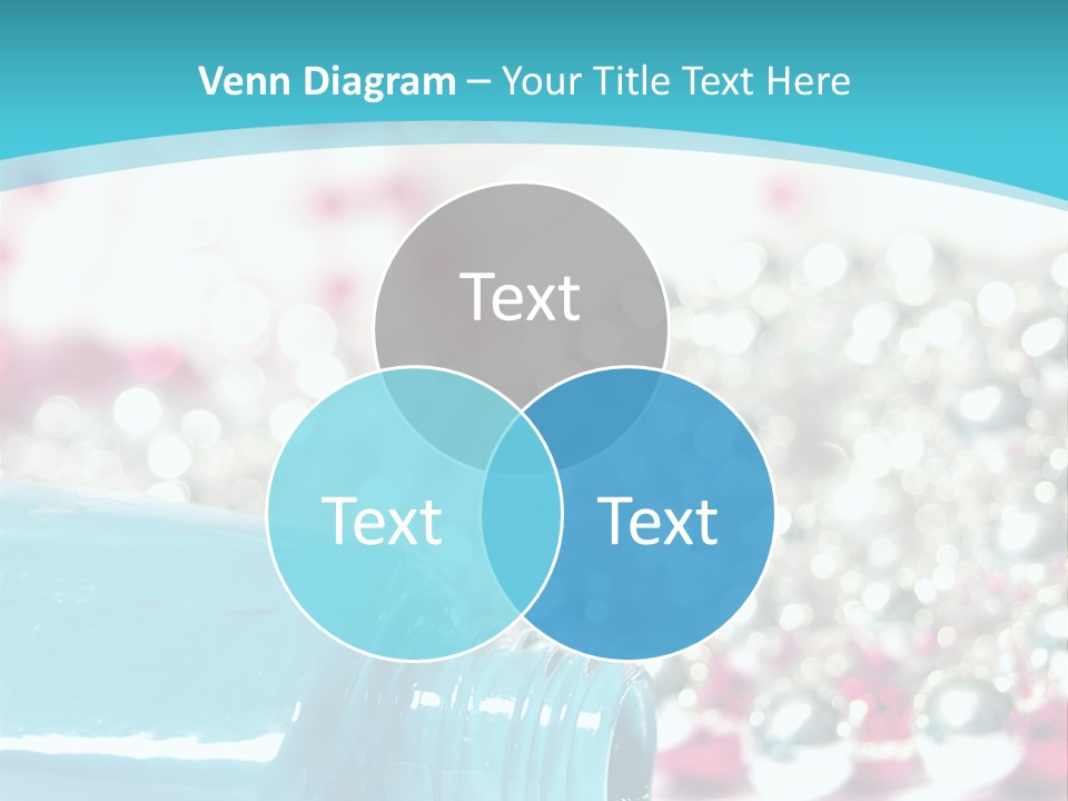 Makeup Pool Bright PowerPoint Template