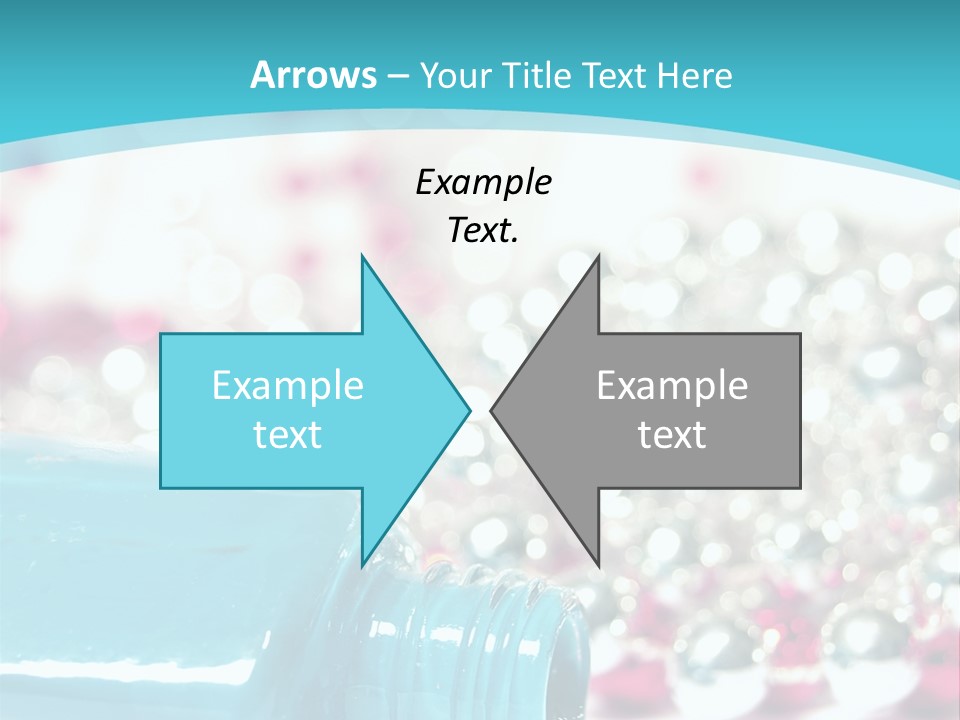 Makeup Pool Bright PowerPoint Template