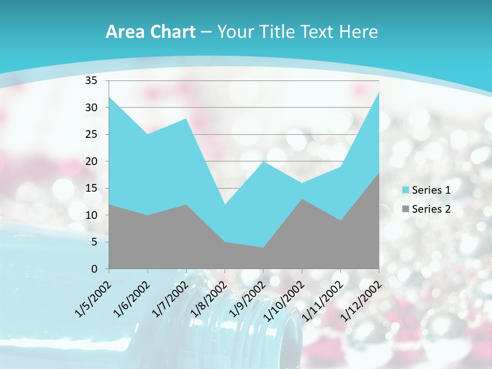 Makeup Pool Bright PowerPoint Template