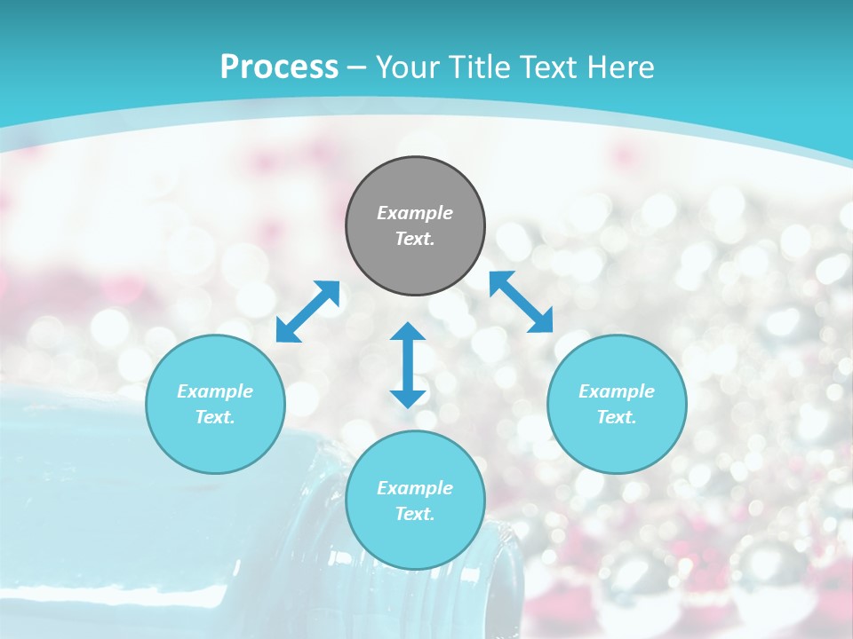 Makeup Pool Bright PowerPoint Template