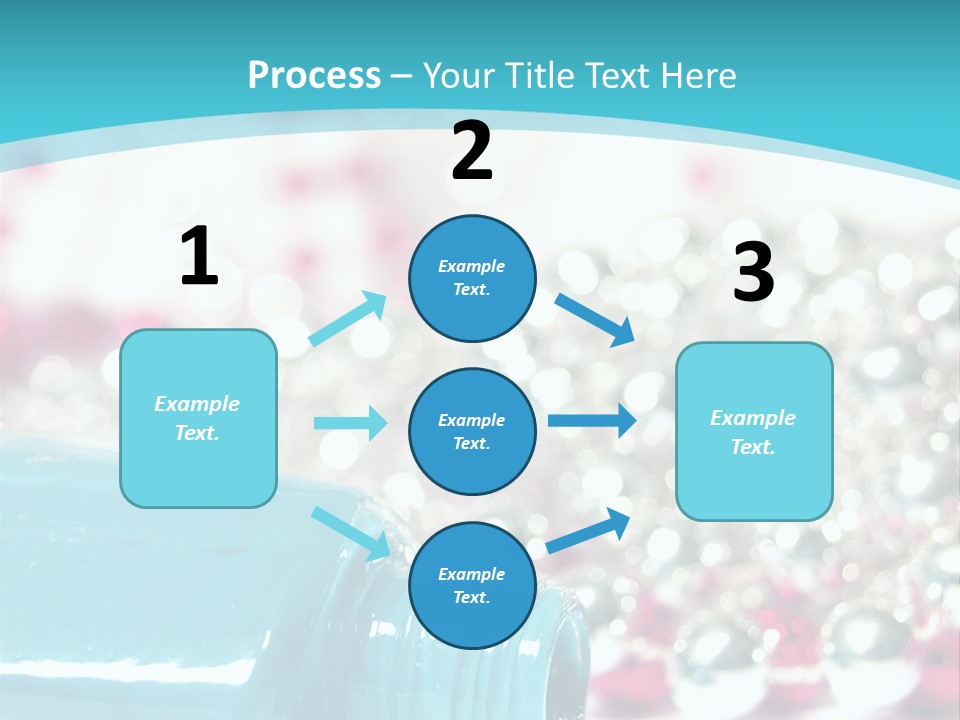 Makeup Pool Bright PowerPoint Template