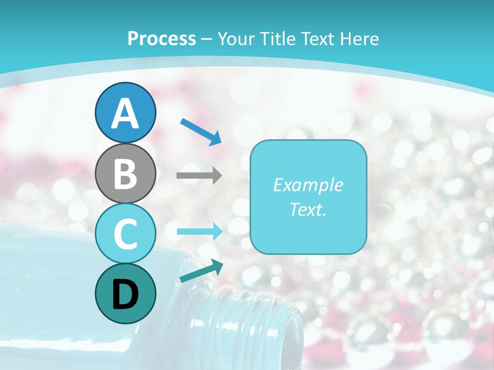 Makeup Pool Bright PowerPoint Template