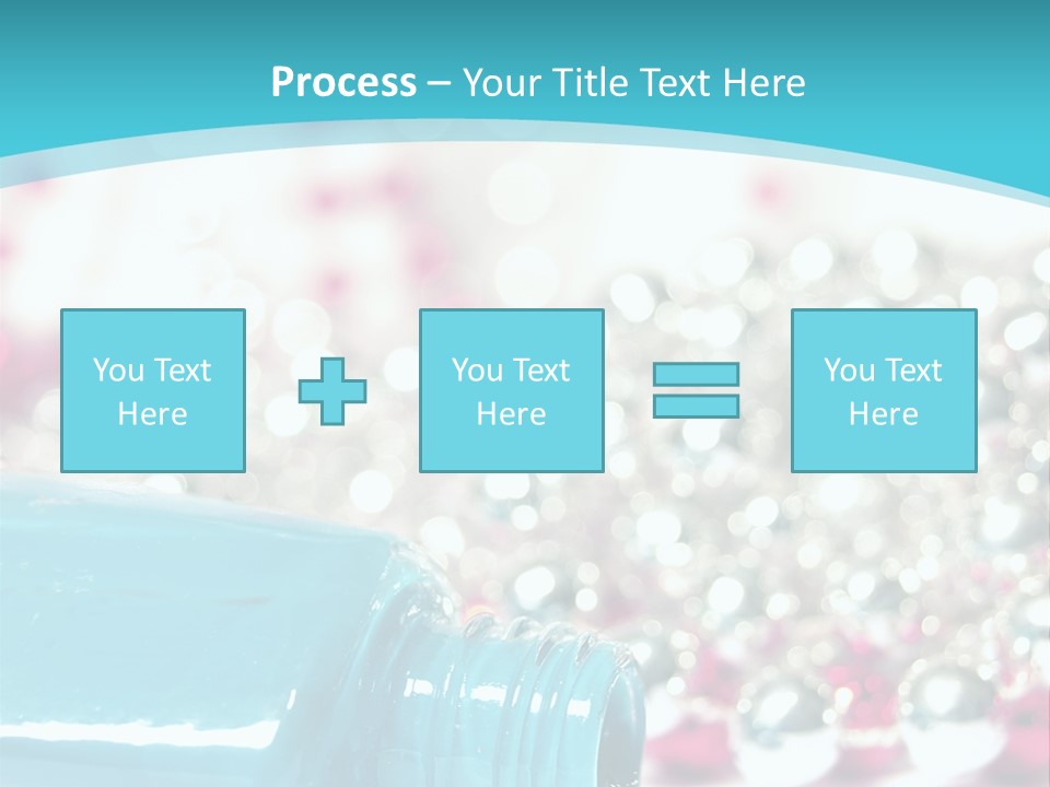 Makeup Pool Bright PowerPoint Template