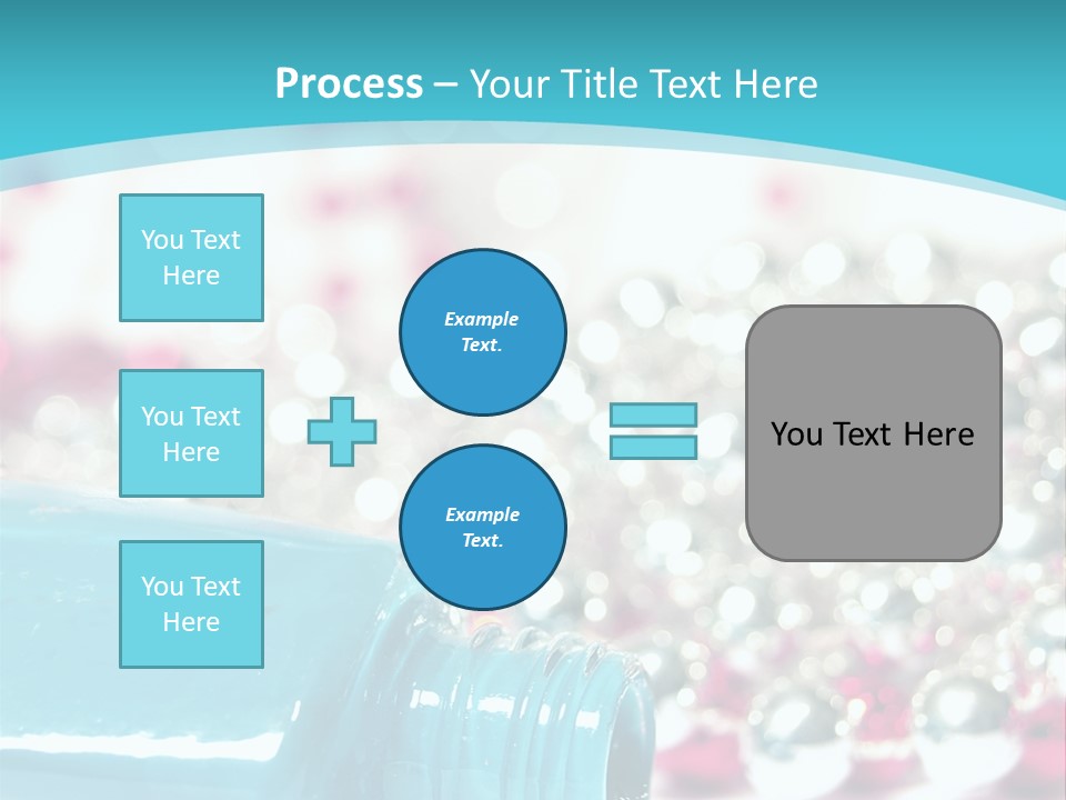 Makeup Pool Bright PowerPoint Template