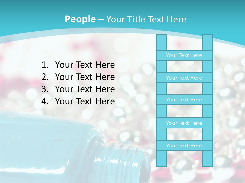 Makeup Pool Bright PowerPoint Template