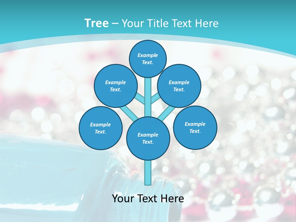 Makeup Pool Bright PowerPoint Template