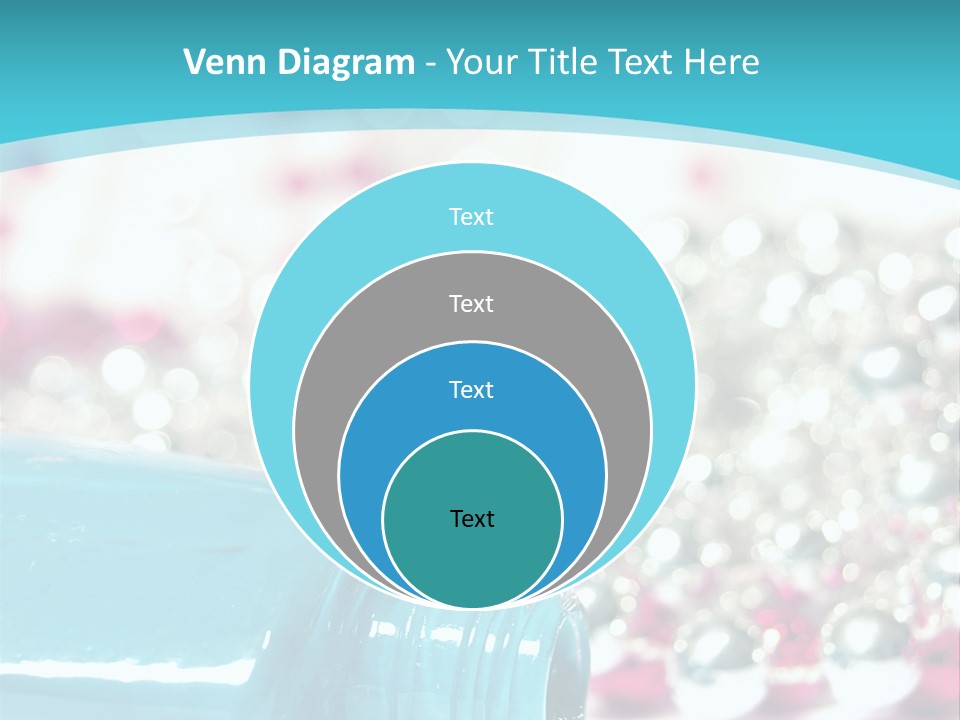 Makeup Pool Bright PowerPoint Template