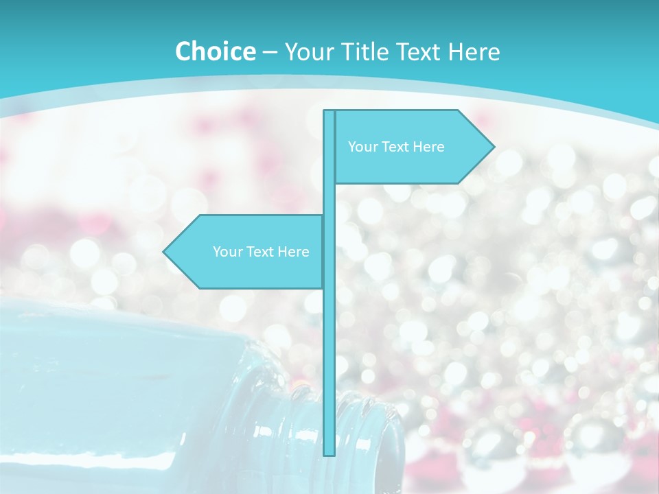 Makeup Pool Bright PowerPoint Template