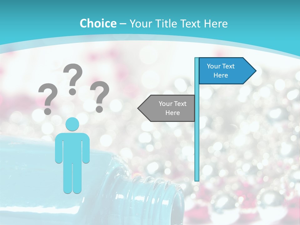 Makeup Pool Bright PowerPoint Template