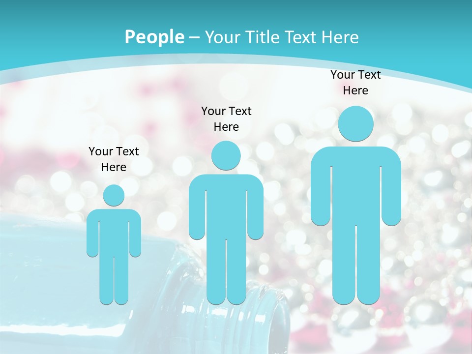 Makeup Pool Bright PowerPoint Template