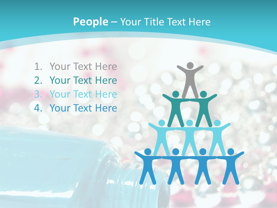 Makeup Pool Bright PowerPoint Template