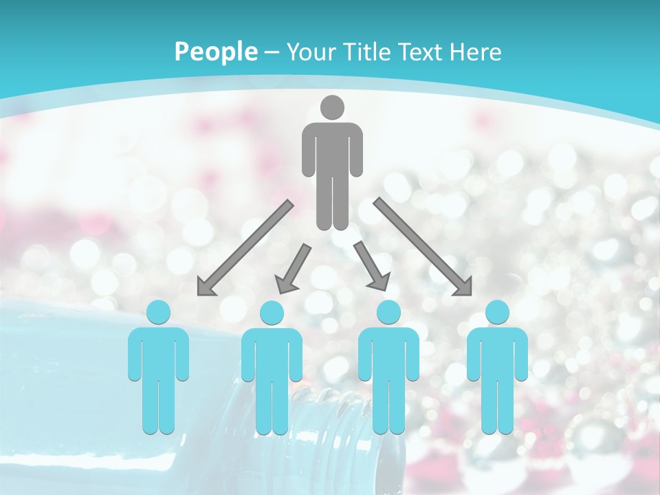 Makeup Pool Bright PowerPoint Template