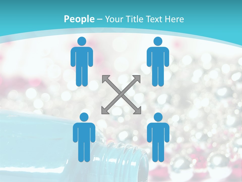 Makeup Pool Bright PowerPoint Template