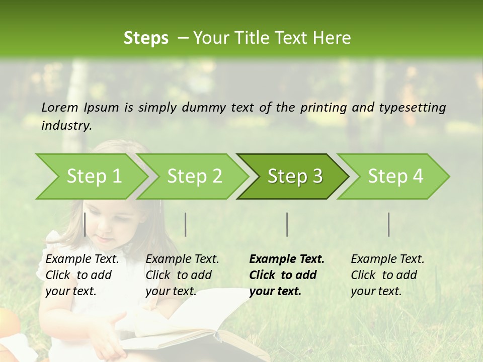 Nature Happy Healthy PowerPoint Template
