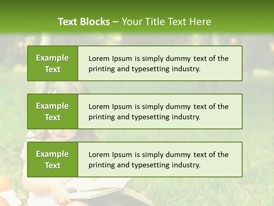 Nature Happy Healthy PowerPoint Template