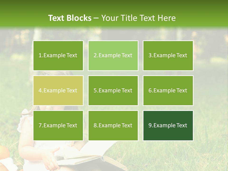 Nature Happy Healthy PowerPoint Template