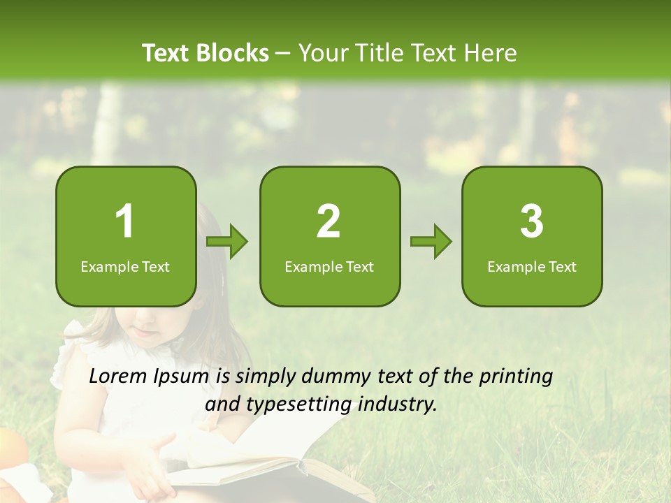 Nature Happy Healthy PowerPoint Template