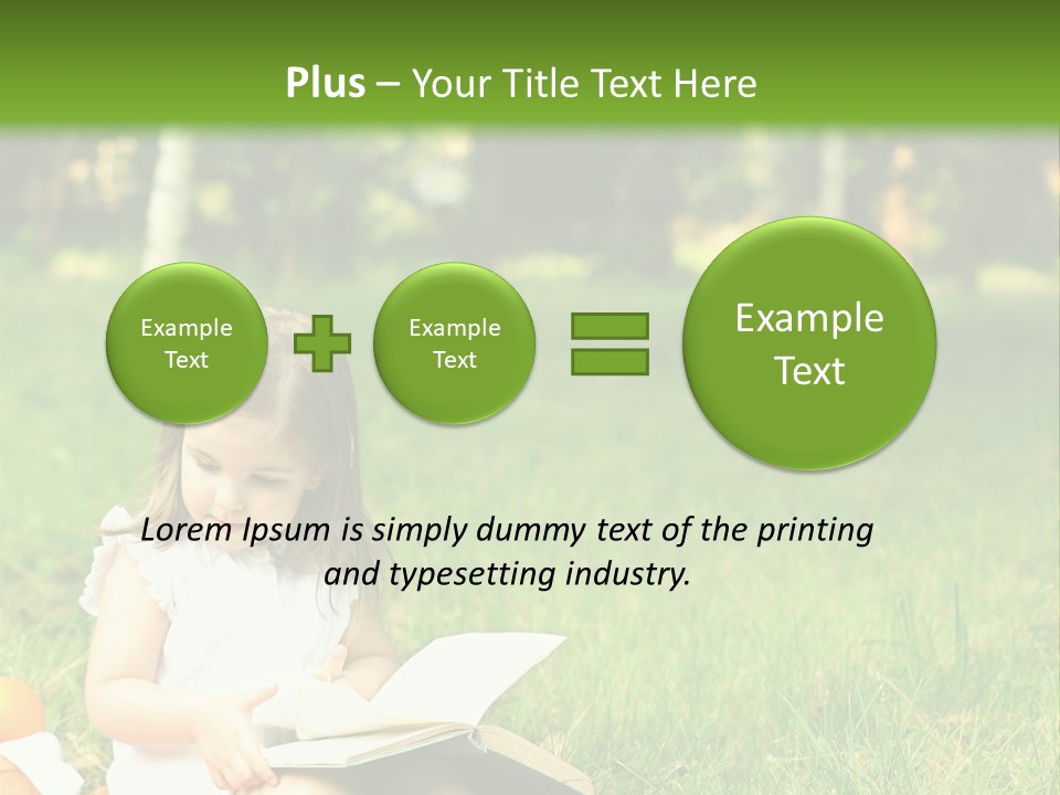 Nature Happy Healthy PowerPoint Template