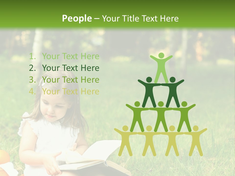 Nature Happy Healthy PowerPoint Template