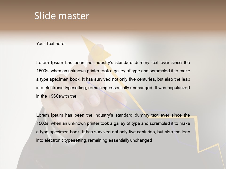 Protect Stats Hands PowerPoint Template